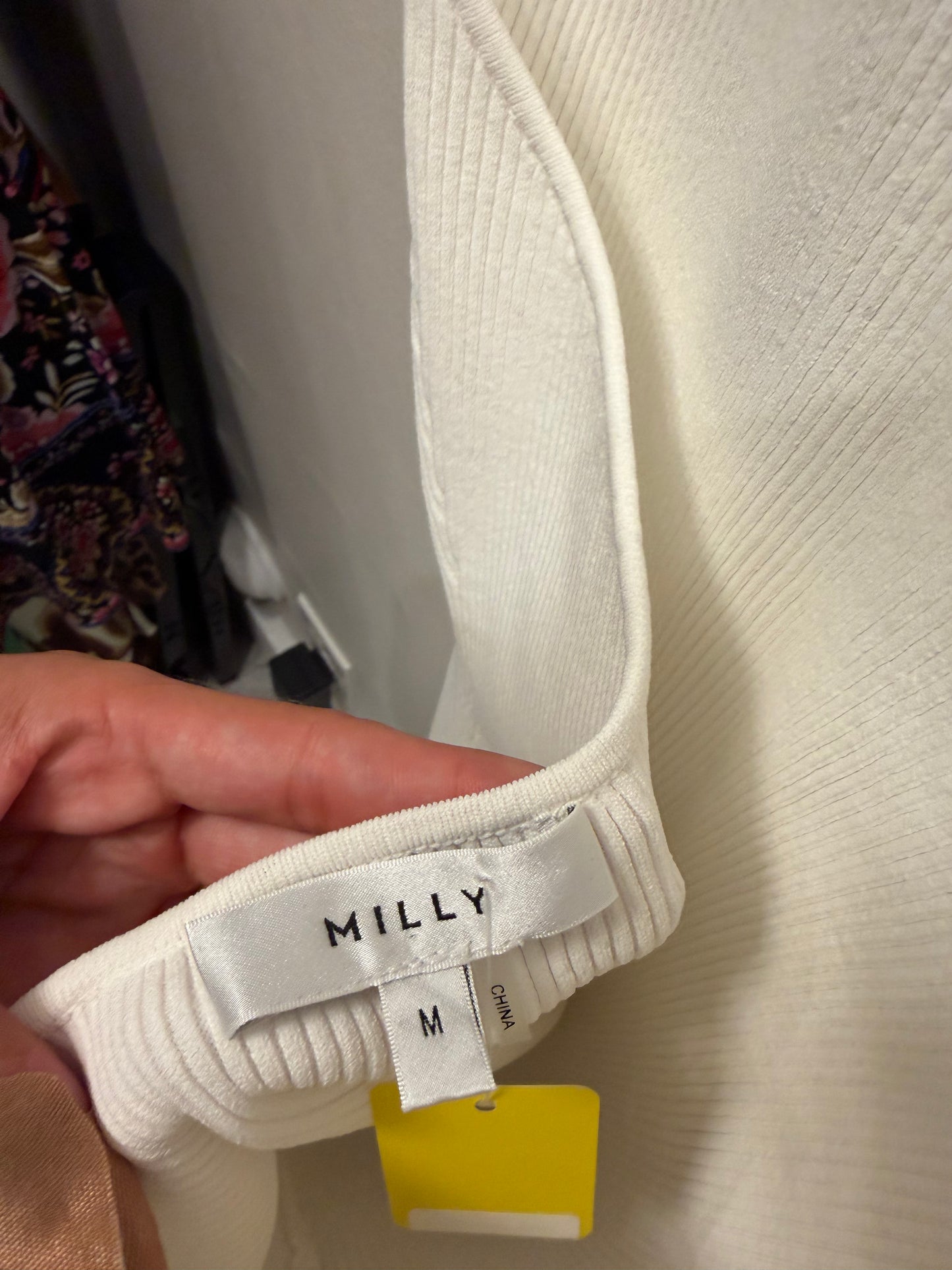 Milly White Halter, Size M