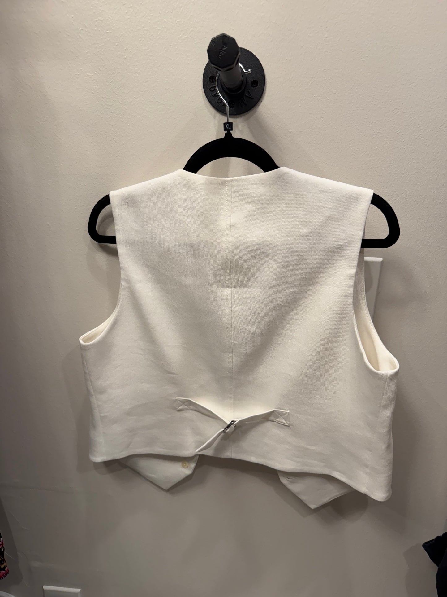 Veronica Beard White Vest, Size 10