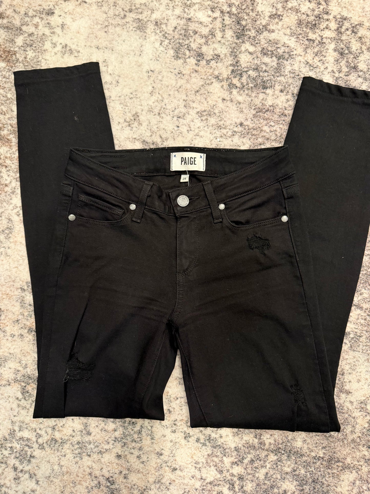 Paige Black Verdugo Skinny, Size 24