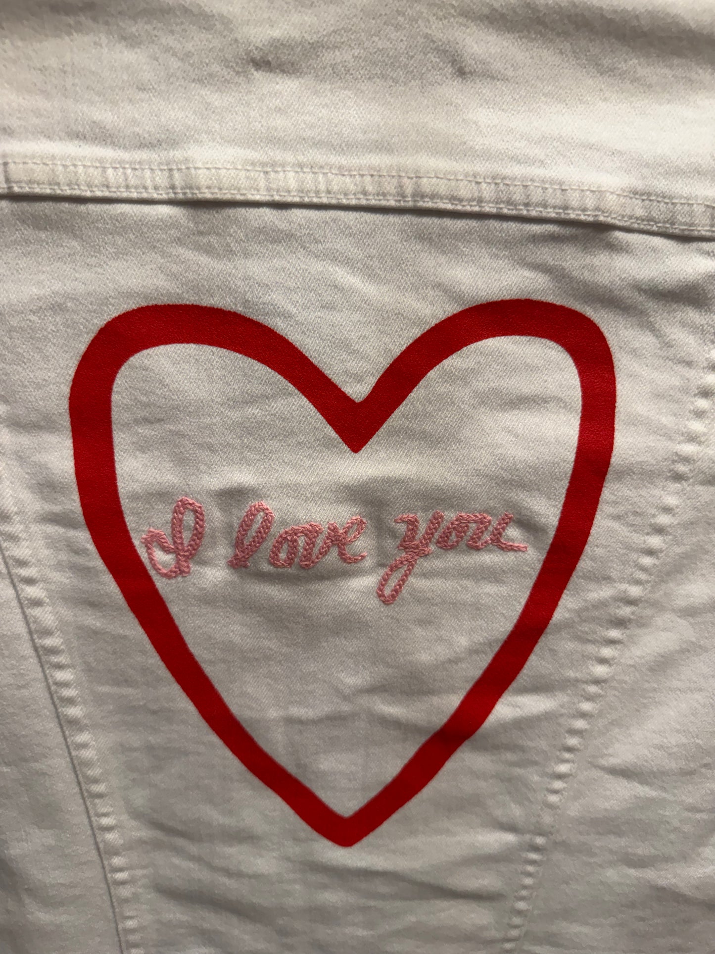 L’AGENCE White I Love You Jacket, NWT, Size M