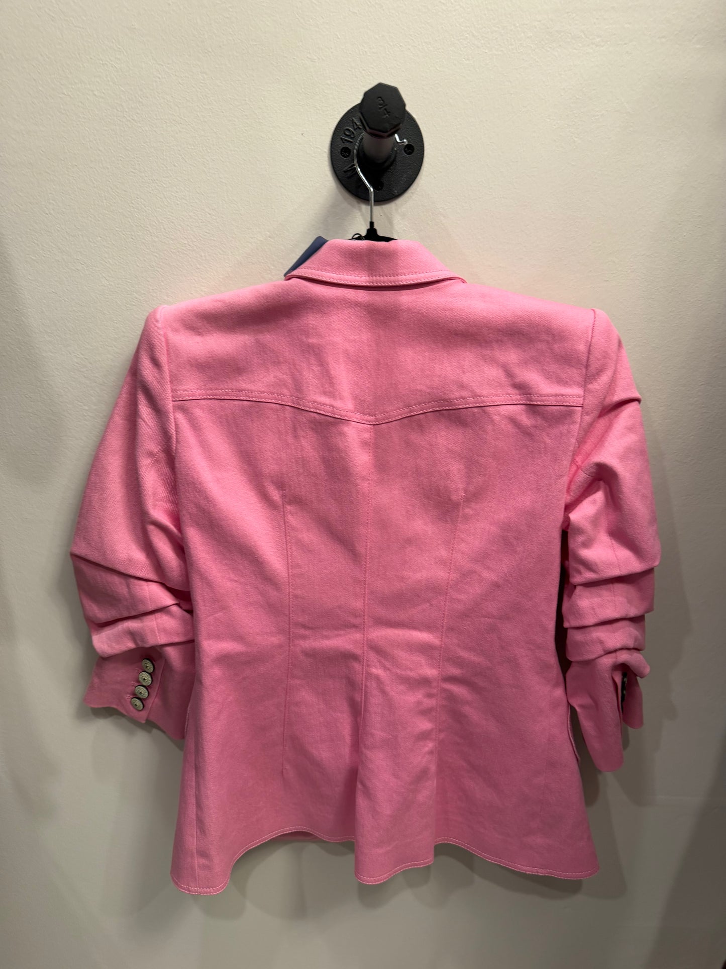 Cinq a Sept Pink Blazer with Heart Pockets, NWT, Size 0