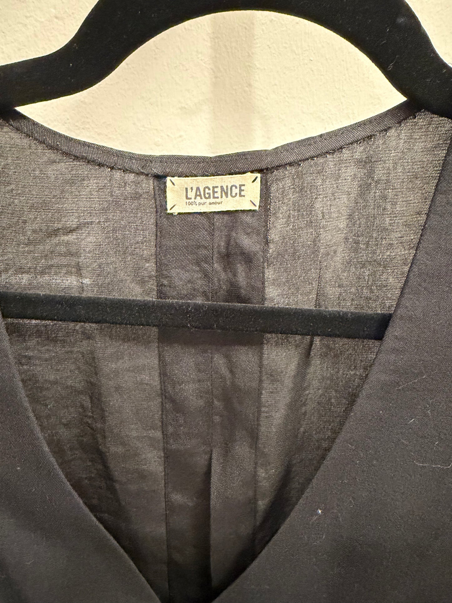L'Agence Vest with Corset and Open Back, Size 2