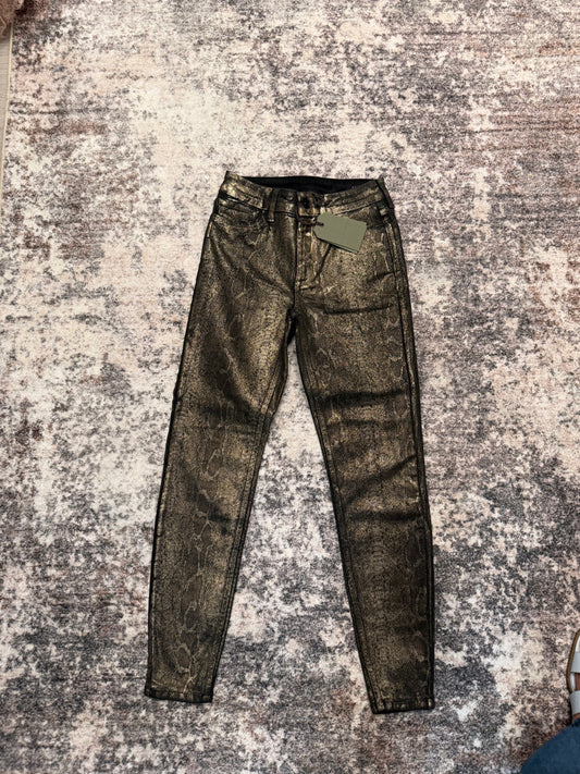 Allsaints Miller Snake Jeans, Size 26, NWT