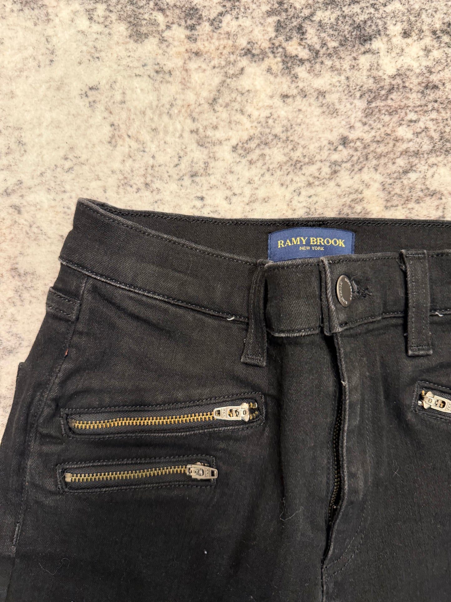 Ramy Brook Black Denim, Size 26