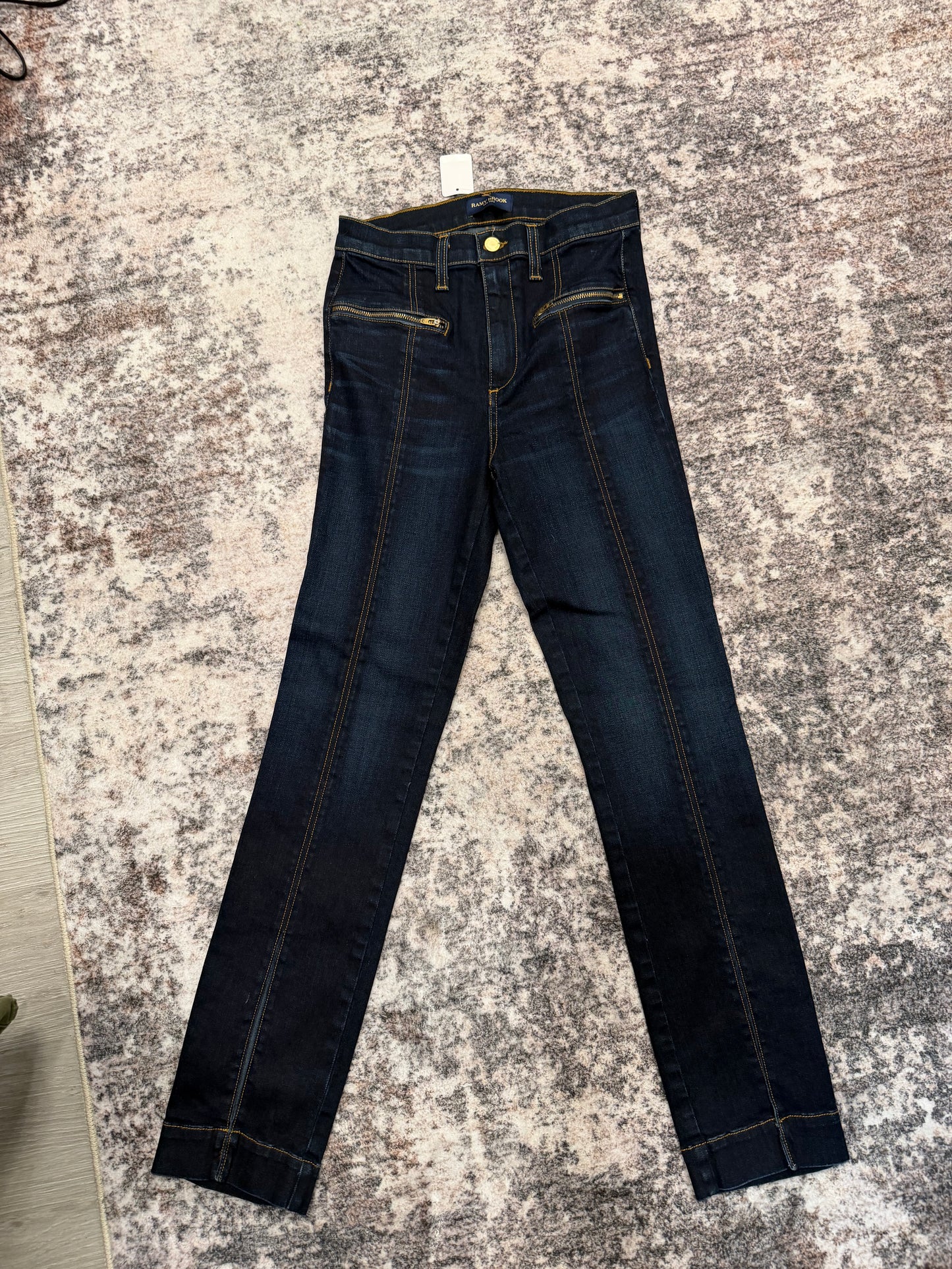 Ramy Brook Dark Blue Wash Denim, Size 26